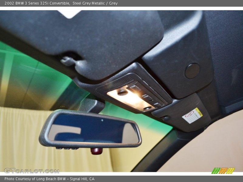 Steel Grey Metallic / Grey 2002 BMW 3 Series 325i Convertible