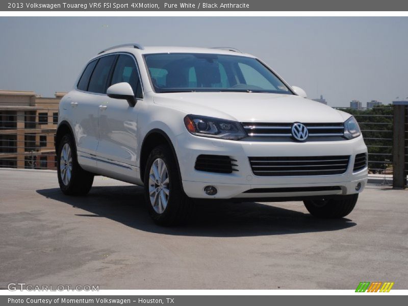 Pure White / Black Anthracite 2013 Volkswagen Touareg VR6 FSI Sport 4XMotion