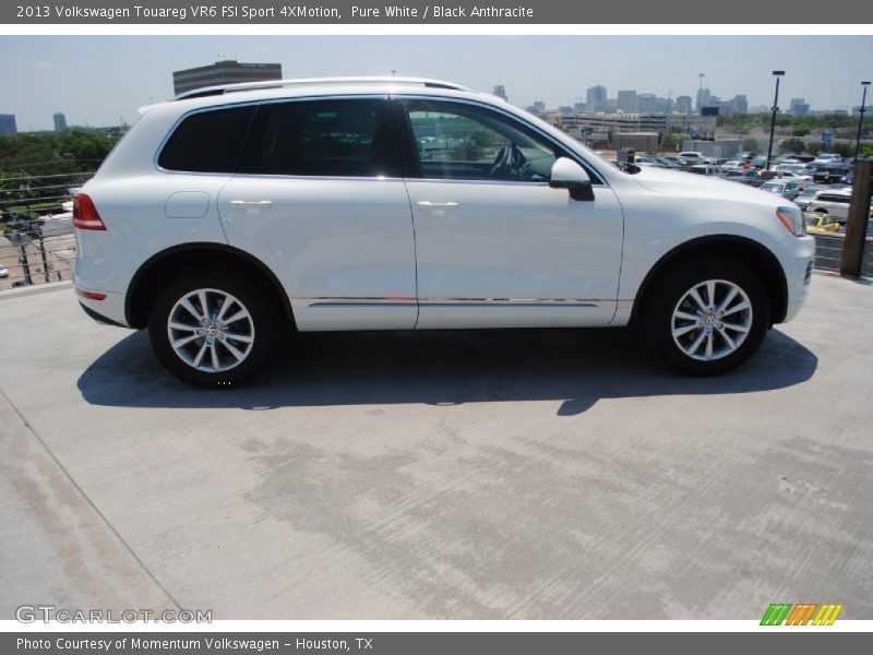 Pure White / Black Anthracite 2013 Volkswagen Touareg VR6 FSI Sport 4XMotion