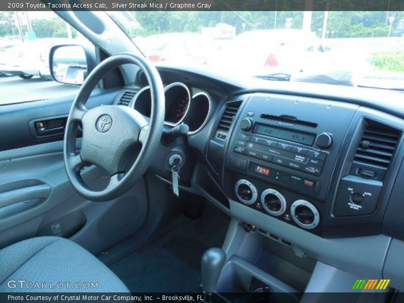 Silver Streak Mica / Graphite Gray 2009 Toyota Tacoma Access Cab