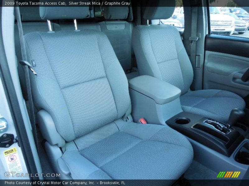 Silver Streak Mica / Graphite Gray 2009 Toyota Tacoma Access Cab
