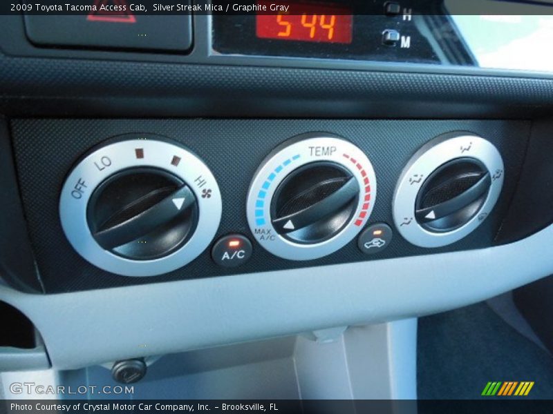 Silver Streak Mica / Graphite Gray 2009 Toyota Tacoma Access Cab