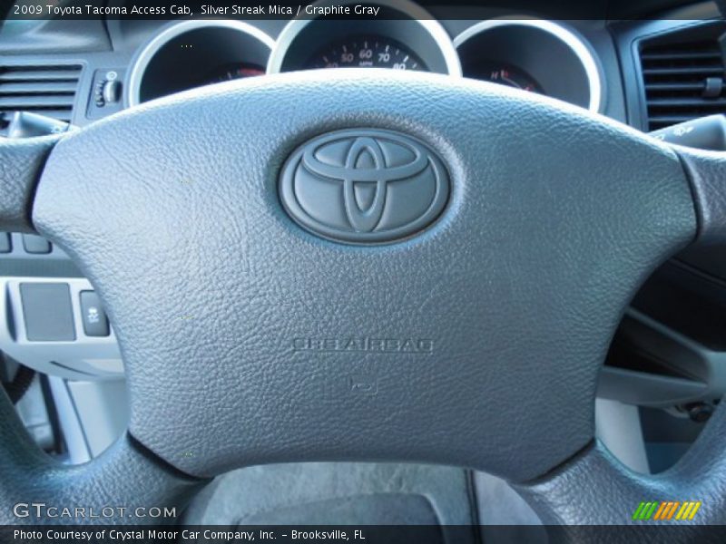 Silver Streak Mica / Graphite Gray 2009 Toyota Tacoma Access Cab