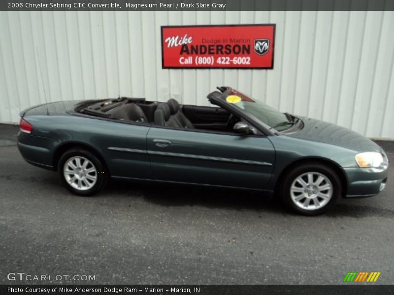 Magnesium Pearl / Dark Slate Gray 2006 Chrysler Sebring GTC Convertible