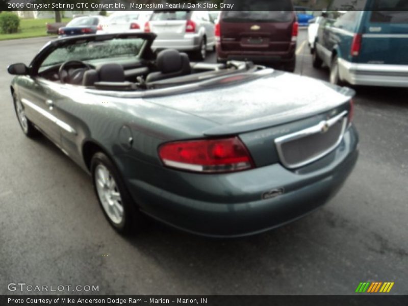 Magnesium Pearl / Dark Slate Gray 2006 Chrysler Sebring GTC Convertible