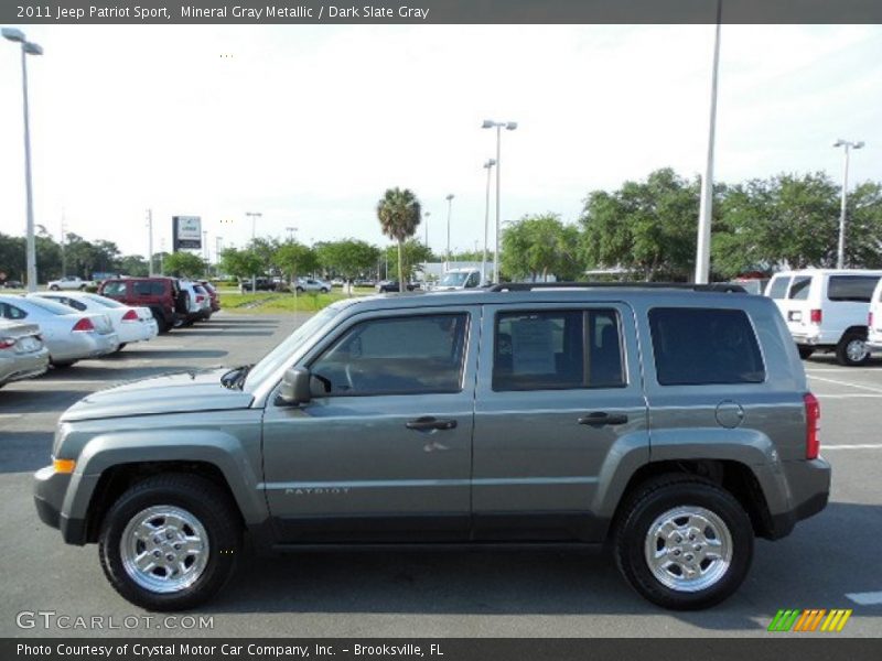 Mineral Gray Metallic / Dark Slate Gray 2011 Jeep Patriot Sport