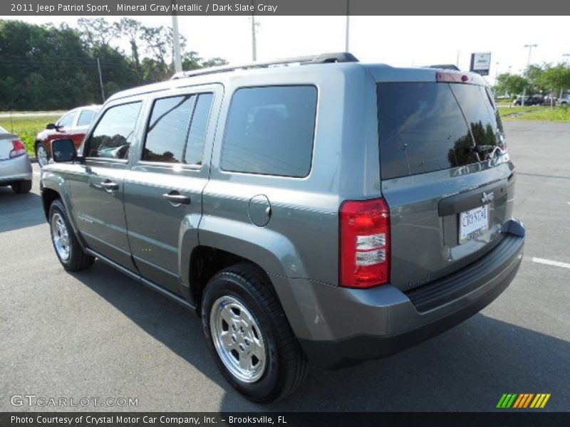 Mineral Gray Metallic / Dark Slate Gray 2011 Jeep Patriot Sport