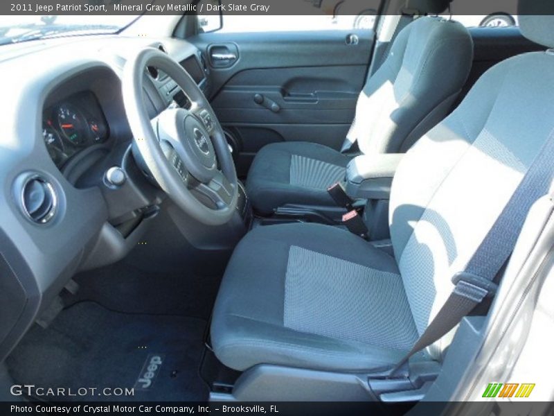 Mineral Gray Metallic / Dark Slate Gray 2011 Jeep Patriot Sport