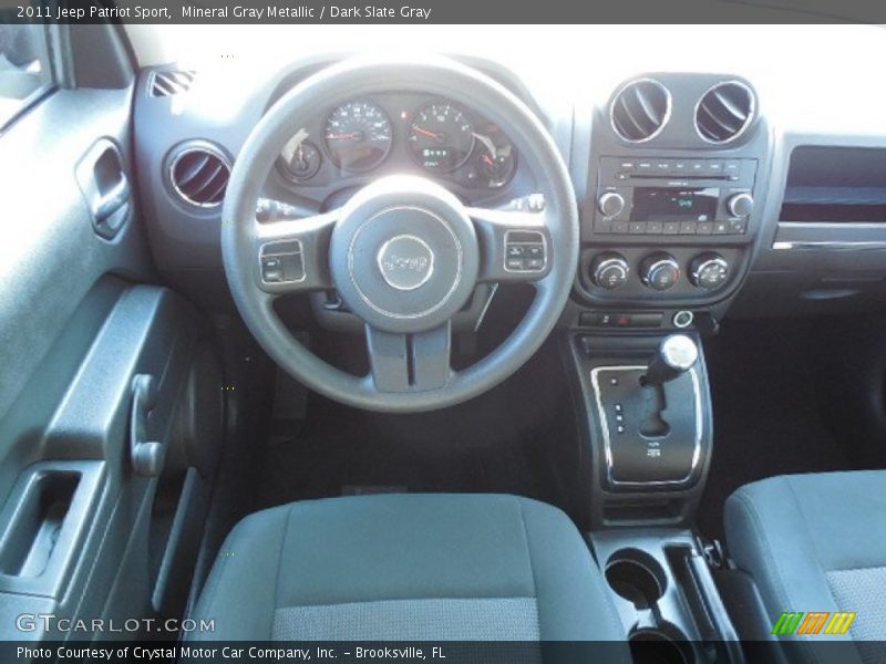 Mineral Gray Metallic / Dark Slate Gray 2011 Jeep Patriot Sport