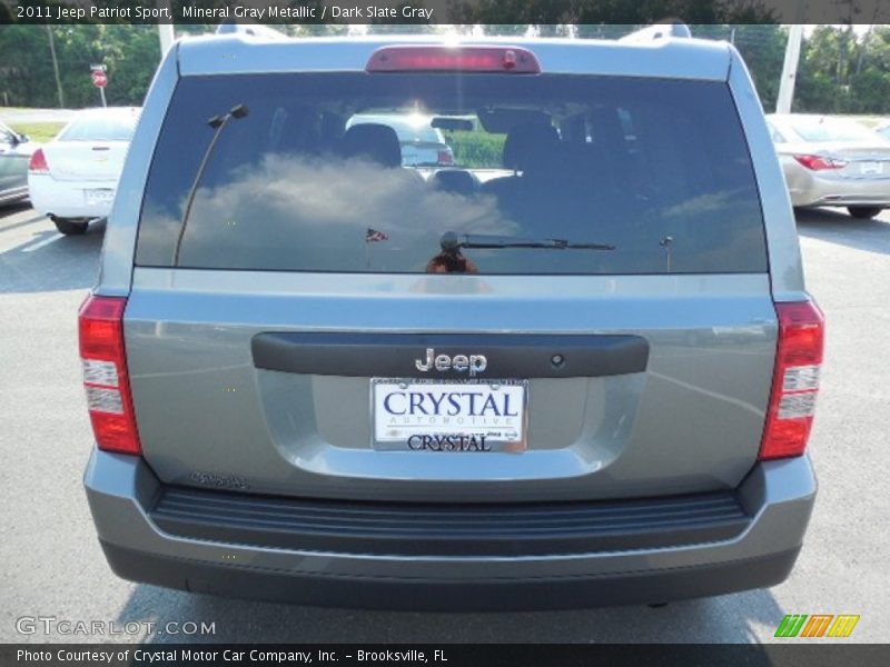 Mineral Gray Metallic / Dark Slate Gray 2011 Jeep Patriot Sport