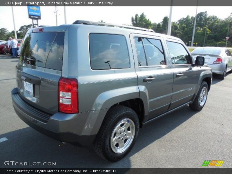 Mineral Gray Metallic / Dark Slate Gray 2011 Jeep Patriot Sport
