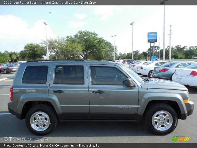 Mineral Gray Metallic / Dark Slate Gray 2011 Jeep Patriot Sport