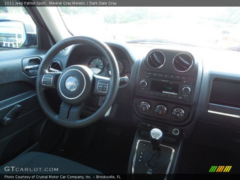 Mineral Gray Metallic / Dark Slate Gray 2011 Jeep Patriot Sport