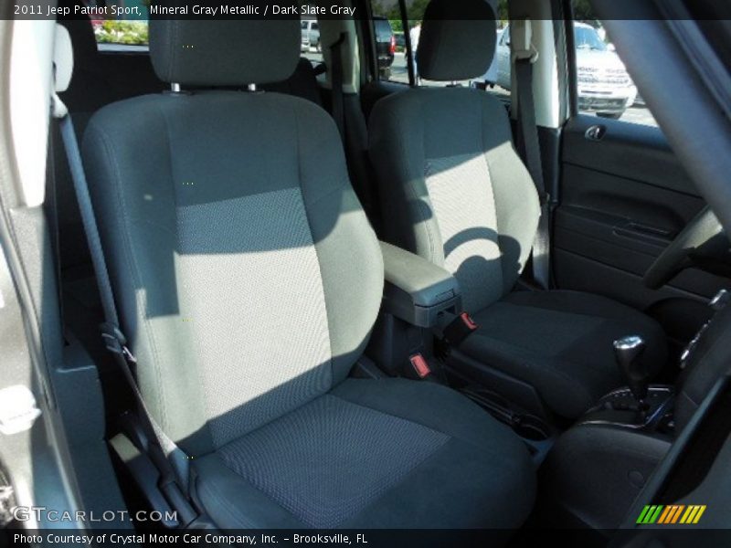 Mineral Gray Metallic / Dark Slate Gray 2011 Jeep Patriot Sport