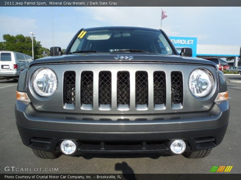 Mineral Gray Metallic / Dark Slate Gray 2011 Jeep Patriot Sport