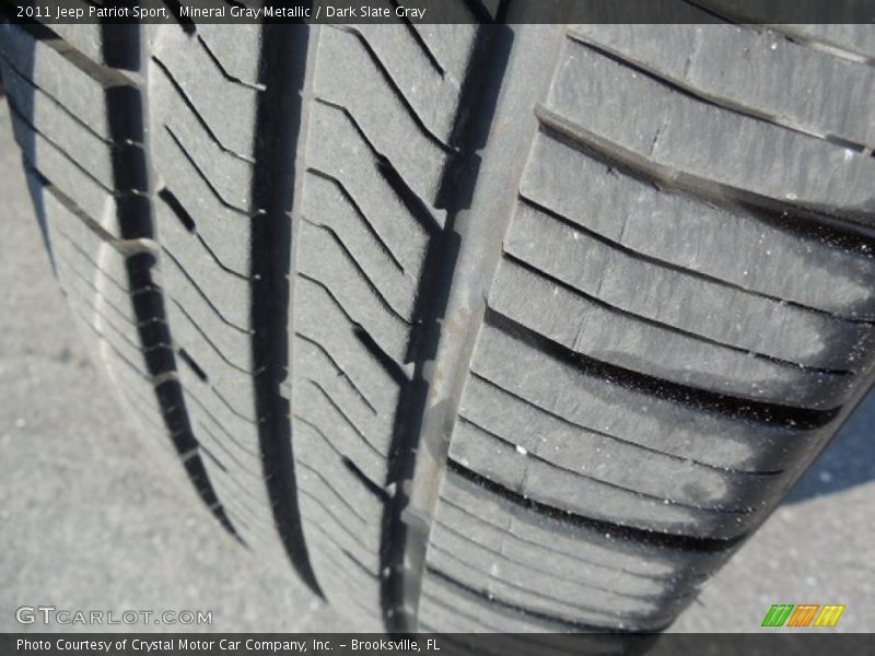 Mineral Gray Metallic / Dark Slate Gray 2011 Jeep Patriot Sport