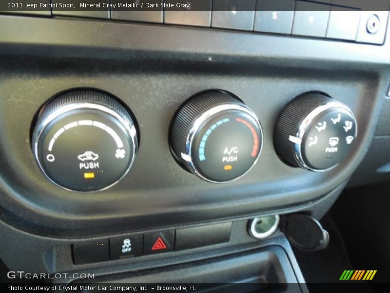 Mineral Gray Metallic / Dark Slate Gray 2011 Jeep Patriot Sport