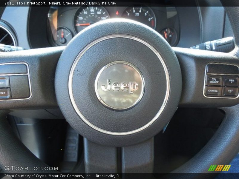 Mineral Gray Metallic / Dark Slate Gray 2011 Jeep Patriot Sport