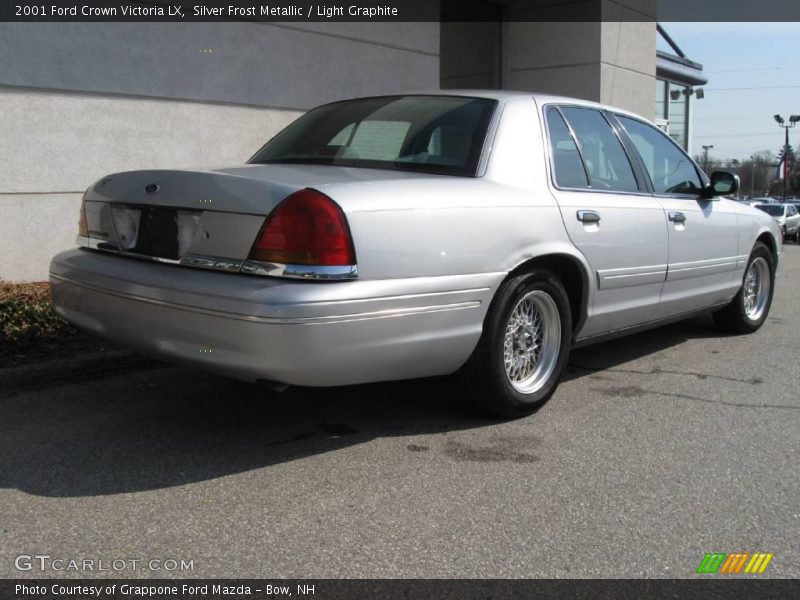 Silver Frost Metallic / Light Graphite 2001 Ford Crown Victoria LX