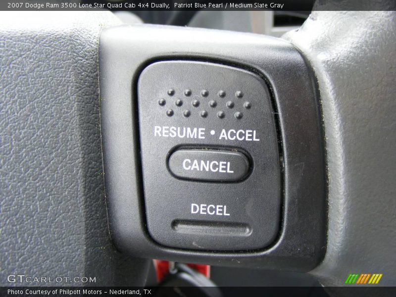 Patriot Blue Pearl / Medium Slate Gray 2007 Dodge Ram 3500 Lone Star Quad Cab 4x4 Dually