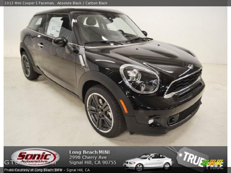 Absolute Black / Carbon Black 2013 Mini Cooper S Paceman