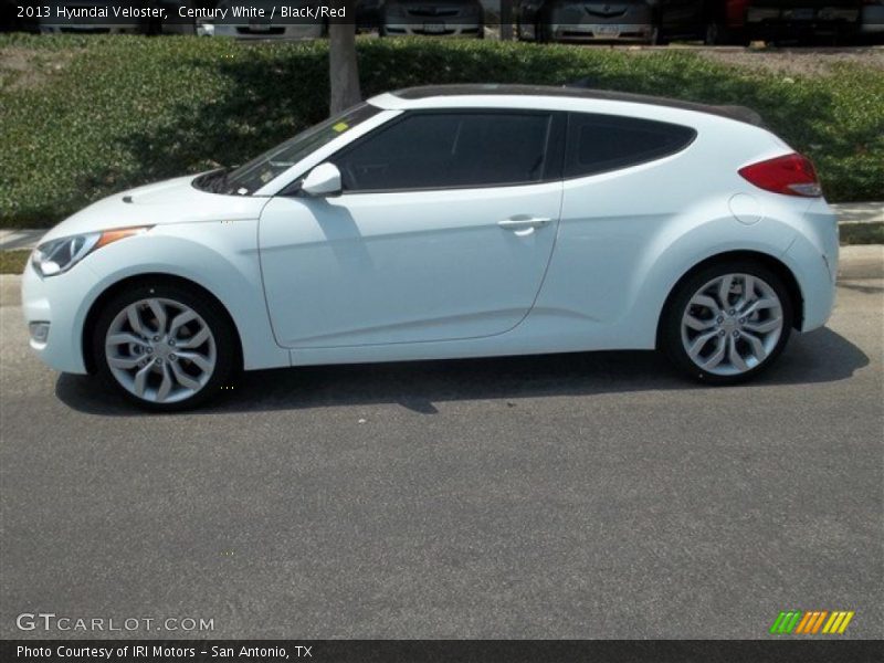 Century White / Black/Red 2013 Hyundai Veloster