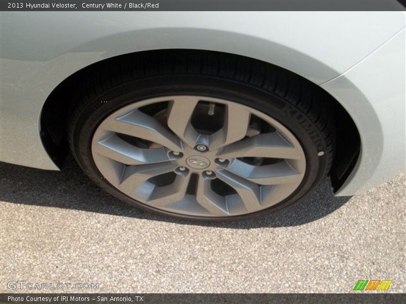 Century White / Black/Red 2013 Hyundai Veloster