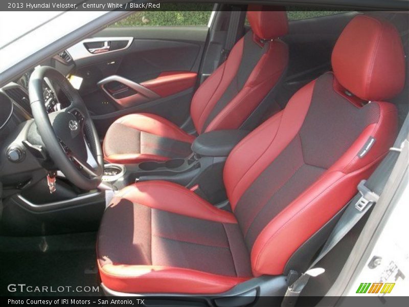 Century White / Black/Red 2013 Hyundai Veloster