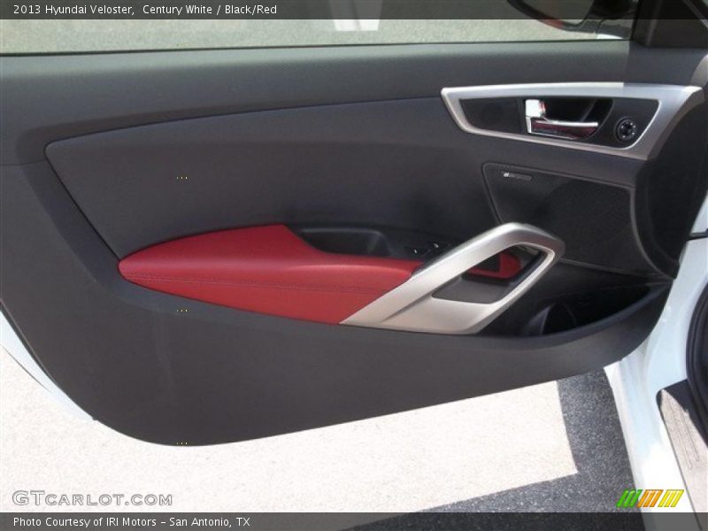 Century White / Black/Red 2013 Hyundai Veloster