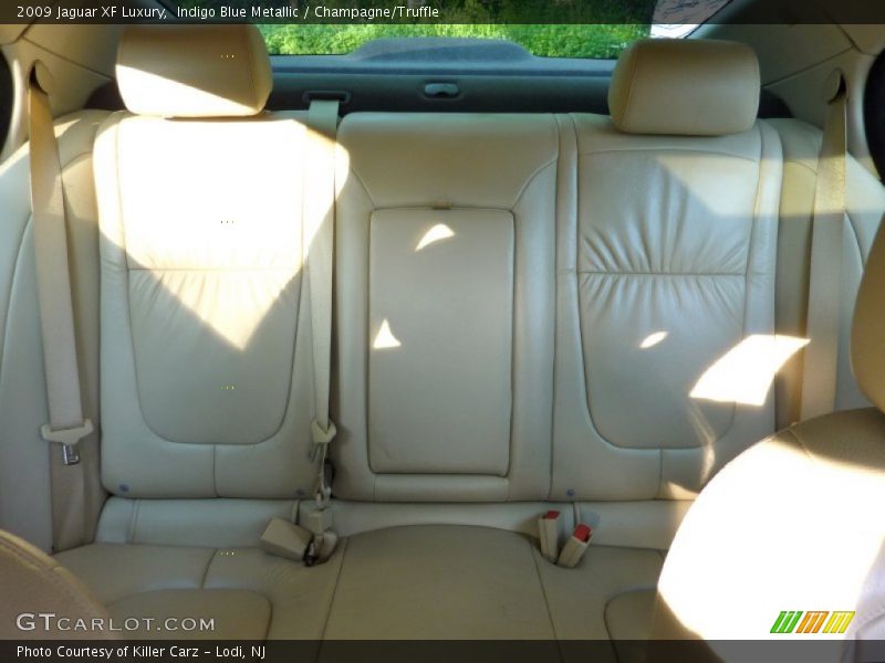 Indigo Blue Metallic / Champagne/Truffle 2009 Jaguar XF Luxury