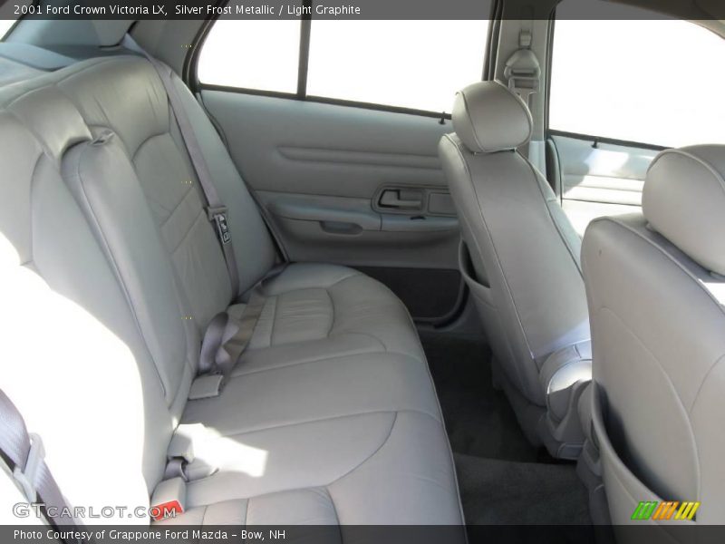 Silver Frost Metallic / Light Graphite 2001 Ford Crown Victoria LX