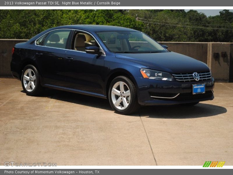 Night Blue Metallic / Cornsilk Beige 2013 Volkswagen Passat TDI SE