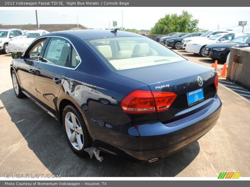 Night Blue Metallic / Cornsilk Beige 2013 Volkswagen Passat TDI SE