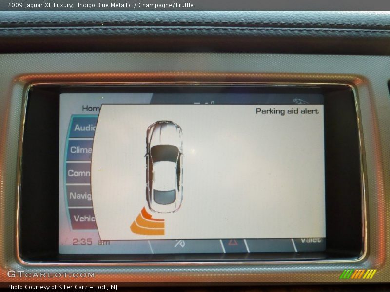 Indigo Blue Metallic / Champagne/Truffle 2009 Jaguar XF Luxury