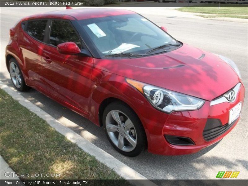 Boston Red / Gray 2013 Hyundai Veloster