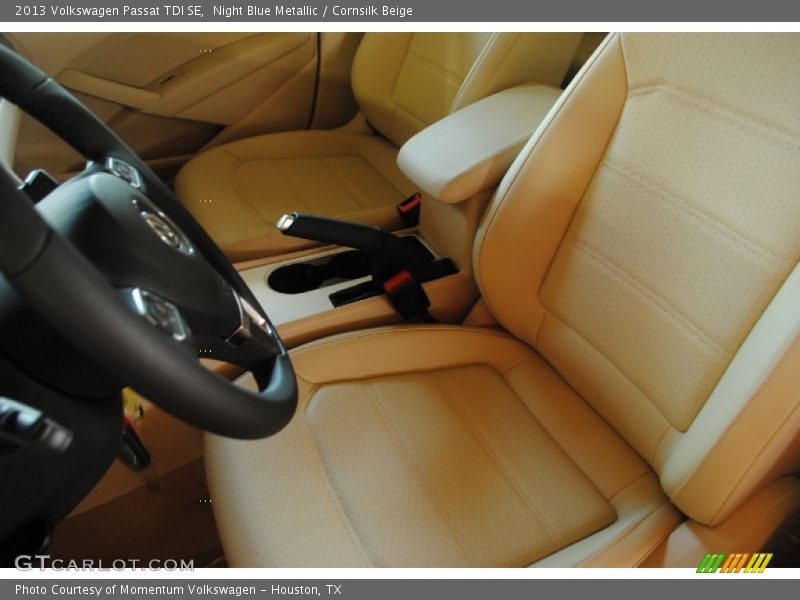 Night Blue Metallic / Cornsilk Beige 2013 Volkswagen Passat TDI SE