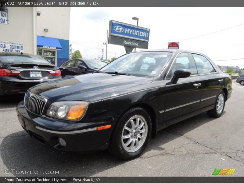 Black Obsidian / Black 2002 Hyundai XG350 Sedan