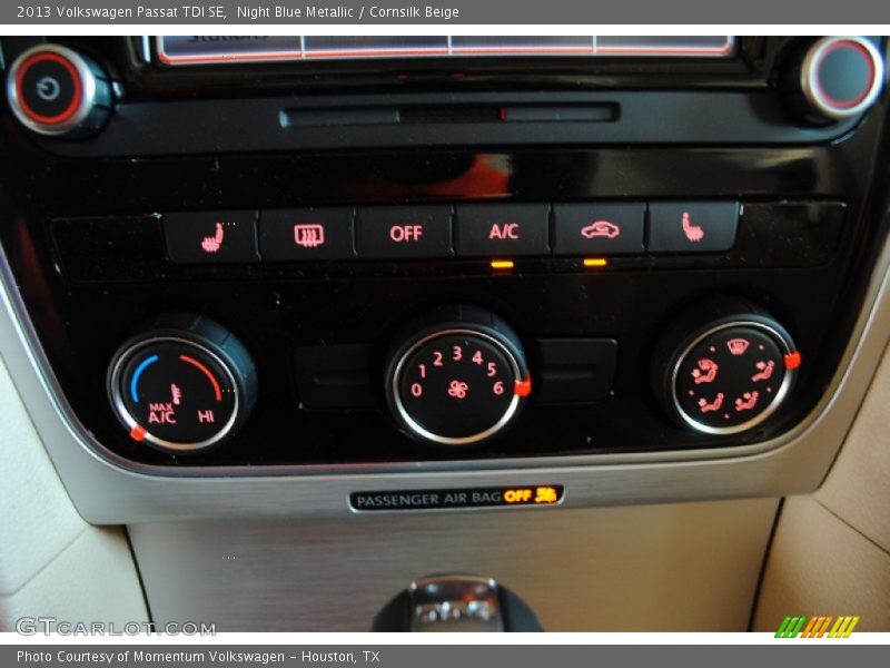 Night Blue Metallic / Cornsilk Beige 2013 Volkswagen Passat TDI SE