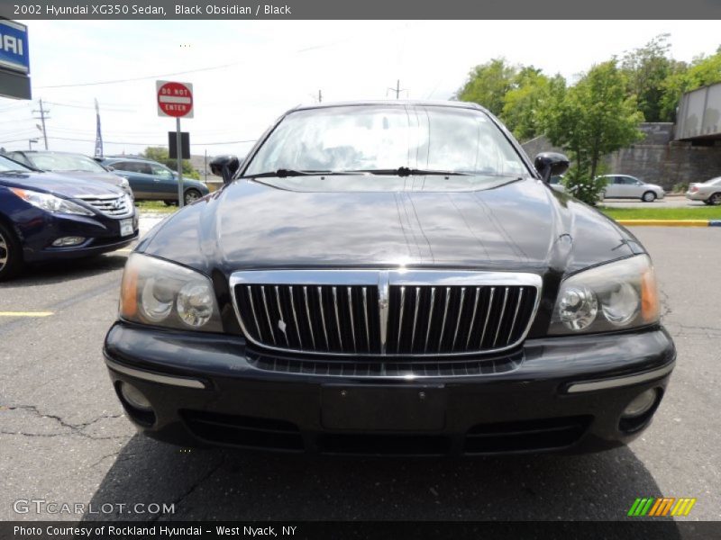 Black Obsidian / Black 2002 Hyundai XG350 Sedan