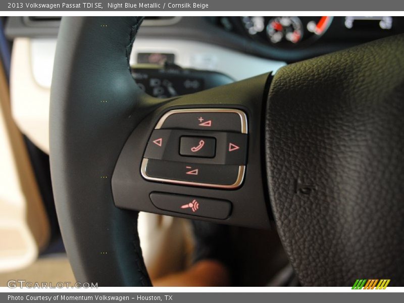 Night Blue Metallic / Cornsilk Beige 2013 Volkswagen Passat TDI SE