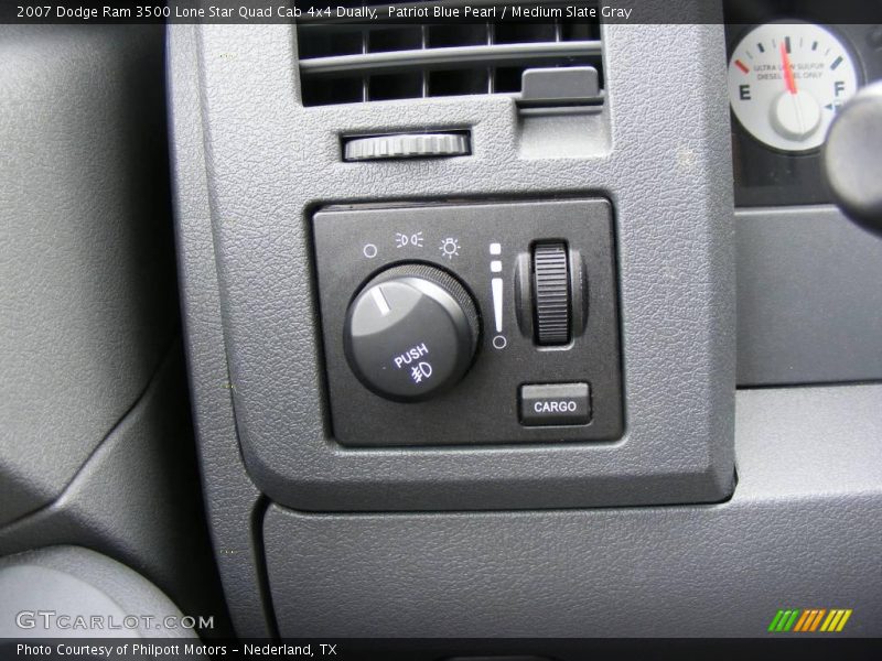 Patriot Blue Pearl / Medium Slate Gray 2007 Dodge Ram 3500 Lone Star Quad Cab 4x4 Dually