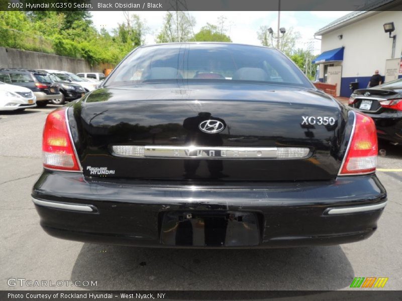 Black Obsidian / Black 2002 Hyundai XG350 Sedan