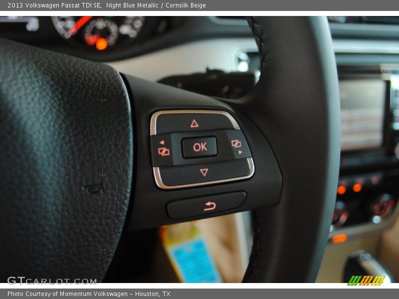 Night Blue Metallic / Cornsilk Beige 2013 Volkswagen Passat TDI SE