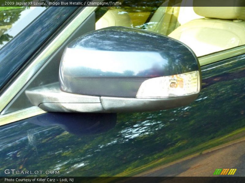 Indigo Blue Metallic / Champagne/Truffle 2009 Jaguar XF Luxury