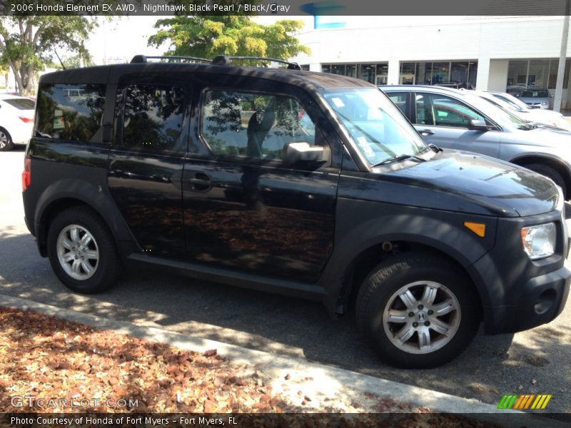 Nighthawk Black Pearl / Black/Gray 2006 Honda Element EX AWD