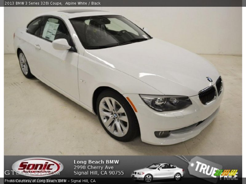 Alpine White / Black 2013 BMW 3 Series 328i Coupe