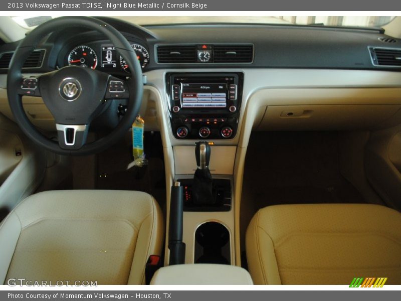 Night Blue Metallic / Cornsilk Beige 2013 Volkswagen Passat TDI SE
