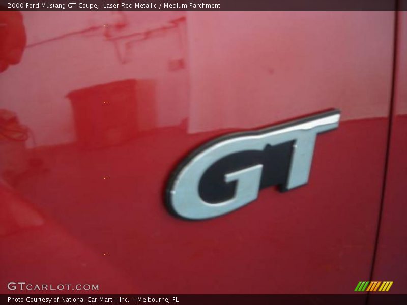 Laser Red Metallic / Medium Parchment 2000 Ford Mustang GT Coupe