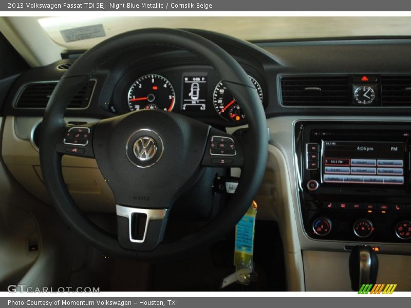 Night Blue Metallic / Cornsilk Beige 2013 Volkswagen Passat TDI SE