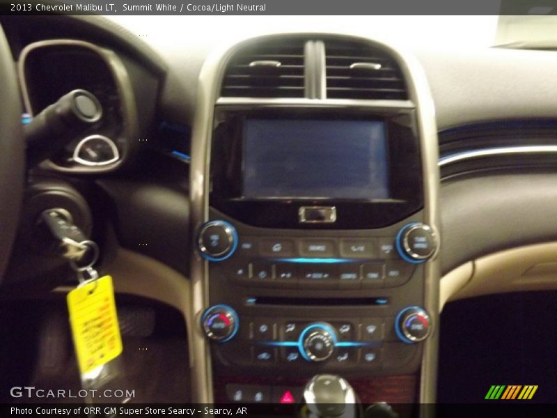 Summit White / Cocoa/Light Neutral 2013 Chevrolet Malibu LT
